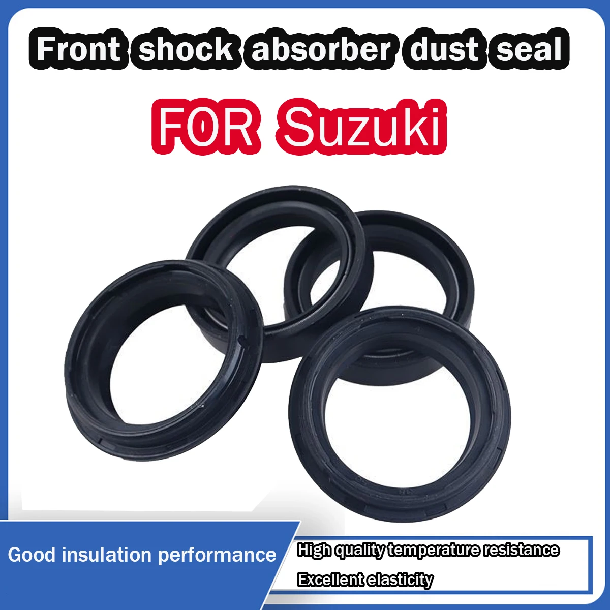 Front Fork Oil Seal & Dust Cover front shock absorber dust seal for Suzuki GT380 Sebring 1974-1977 GS450 GS450G Automatic Cyleto