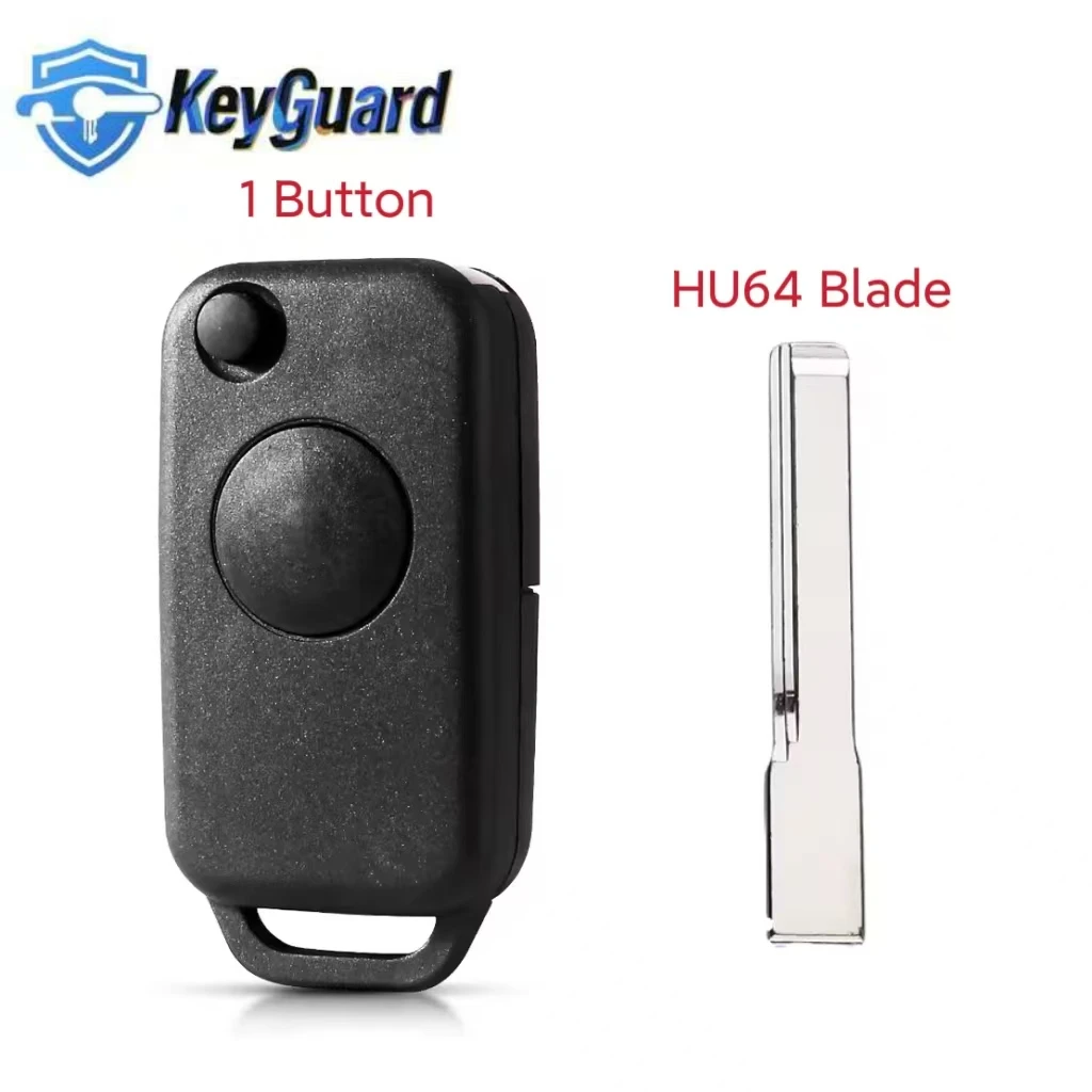 メルセデス・ベンツ SLK E113 A C E S W168 W124 W202 W203用キーガード1/2/3/4ボタンフリップ折りたたみ式カーリモートキーシェル、オートキーケース