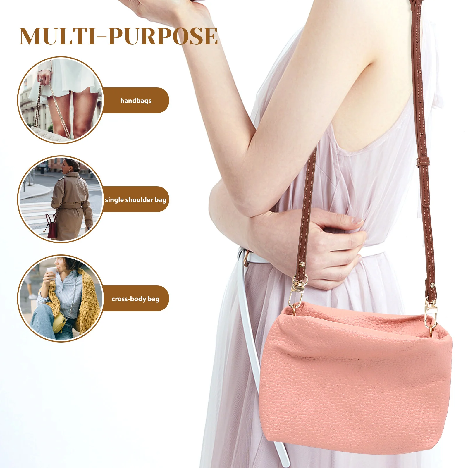 

Replacement Bag Strap Adjustable Crossbody Strap for Handbags Shoulder Purse Straps Crossbody Bag Shoulder Chain