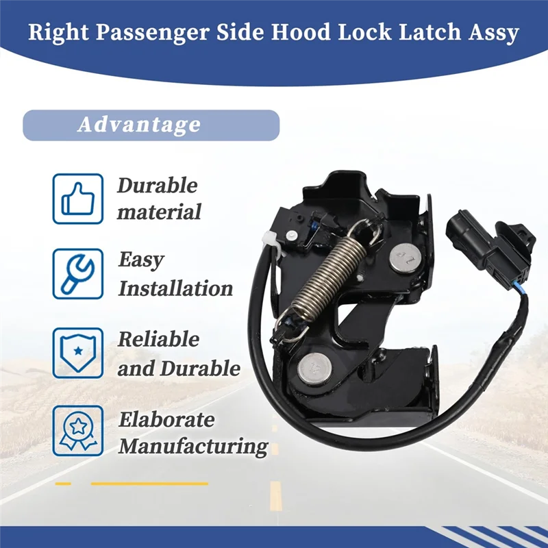 A98M هود قفل مزلاج عاصي 65601-1BA0C 65601-1BA0A لنيسان لإنفينيتي Q70 QX50 EX35 FX35 FX50 EX37 FX37 #6