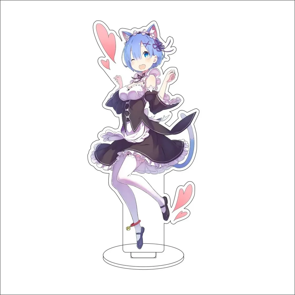 15CM Charm Anime Re:ZERO -Starting Life in Another World Acrylic Stand Model Cosplay Characters Ornament Accessories Good Gift