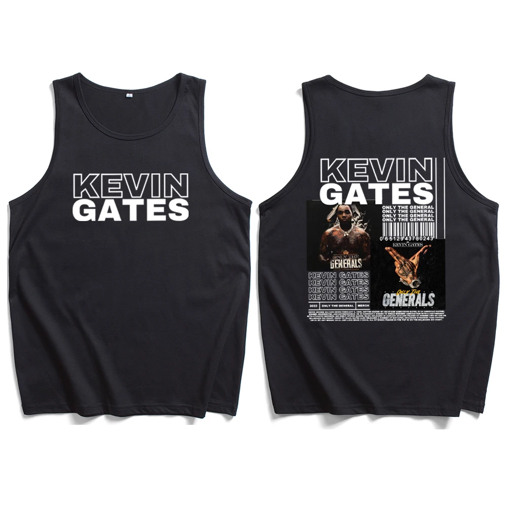 Kevin Gates Only The Generals Vest Kevin Gates Merch Gift for Kevin Gates Casual Vest Men Women T-Shirt Graphic Shirt