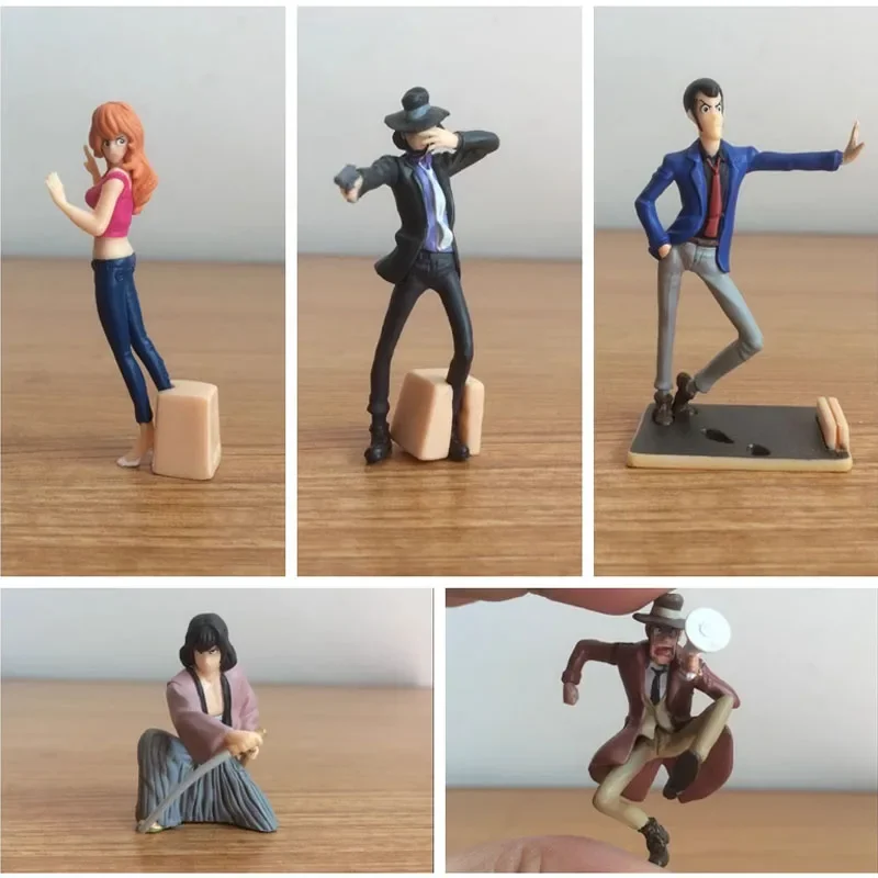 

Rupans Sanseis Action Figures Cartoon Peripheral Model Toy Collection Desktop Ornaments