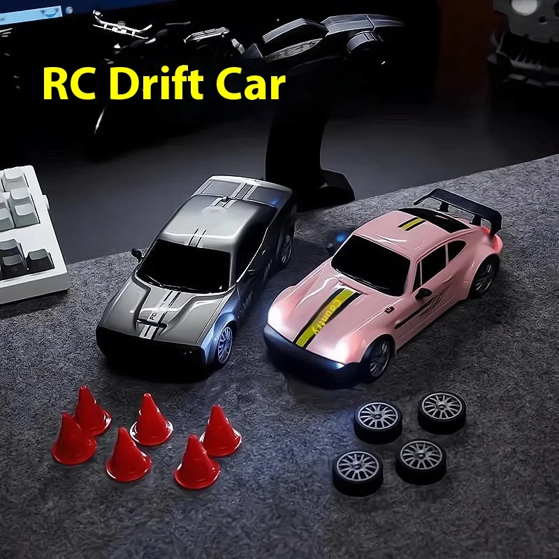 Novo dodge hellcat profissional rc carro de controle remoto rc drift racing quatro rodas motriz carro de brinquedo de alta velocidade crianças meninos brinquedos