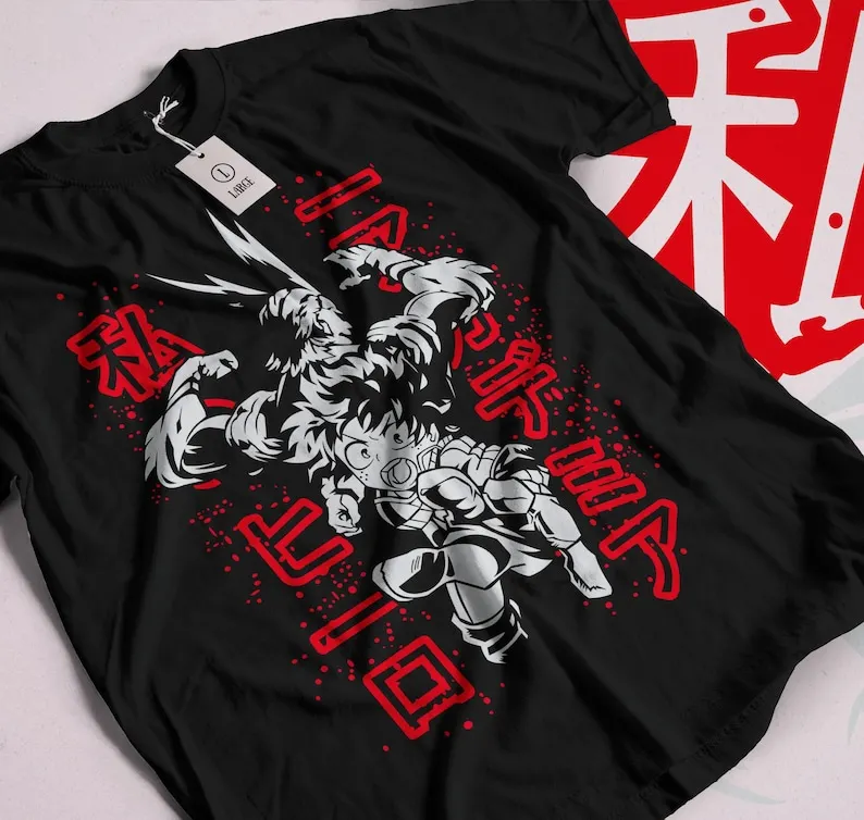 

Boku No Hero Academia Unisex 100% Cotton Anime Style Manga Japanese T-Shirt