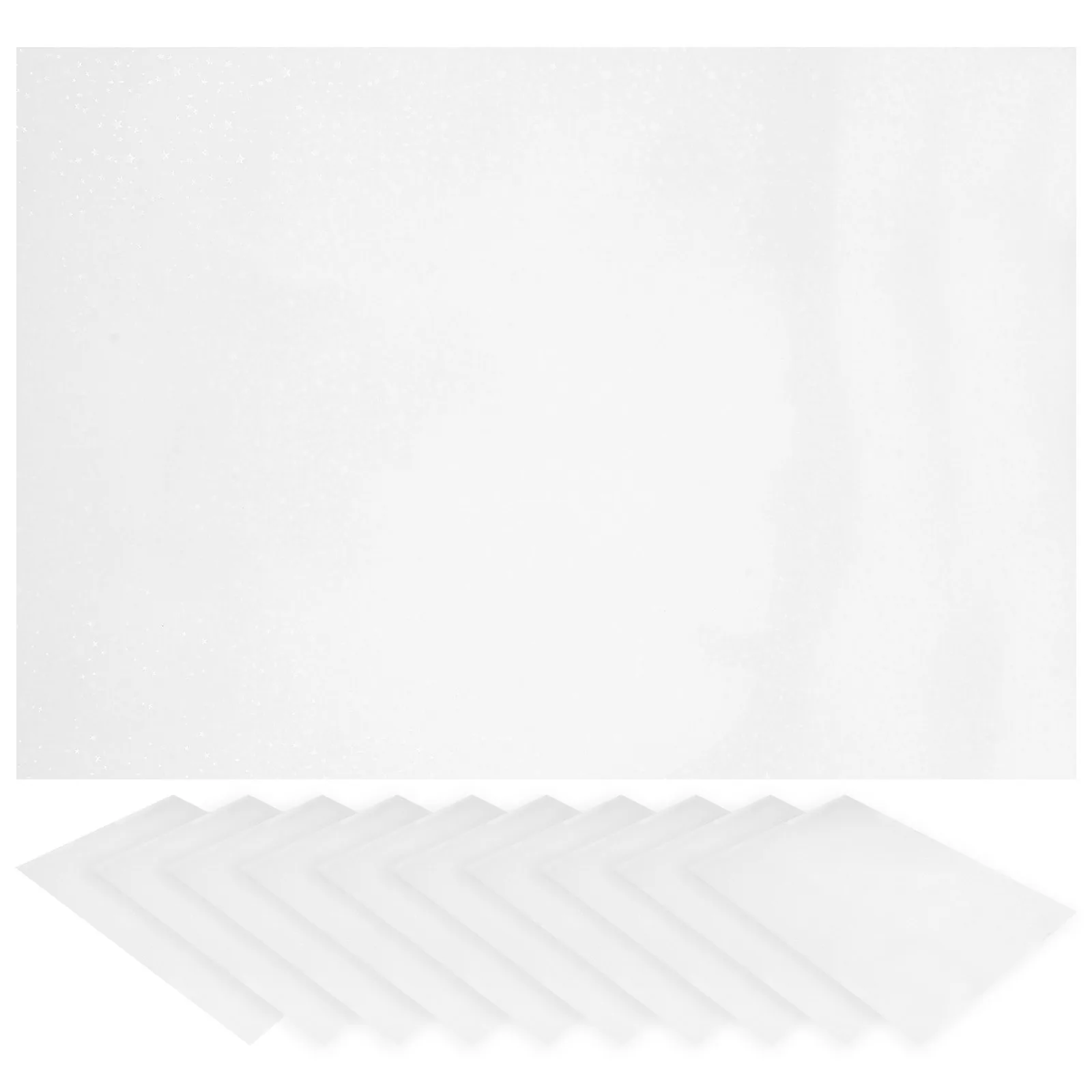 

1pcs 20 Sheets Transparent Star Sticker Shiny Printable Sticker Paper For Printer Crafts Decoration Self Adhesive Laminate Cold