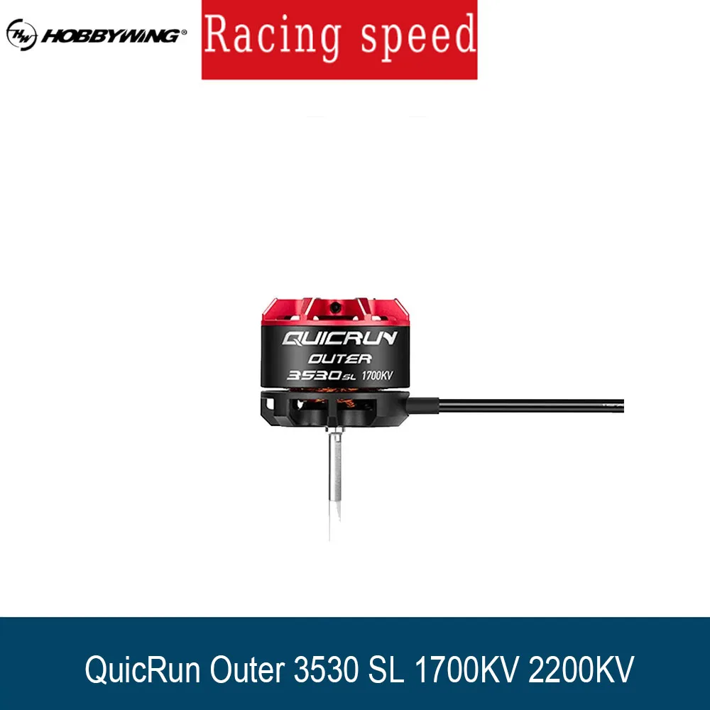 

HobbyWing QuicRun Outer 3530 SL 1700KV 2200KV Бессенсорный бесщеточный двигатель для радиоуправляемого автомобиля 1/10 1/12