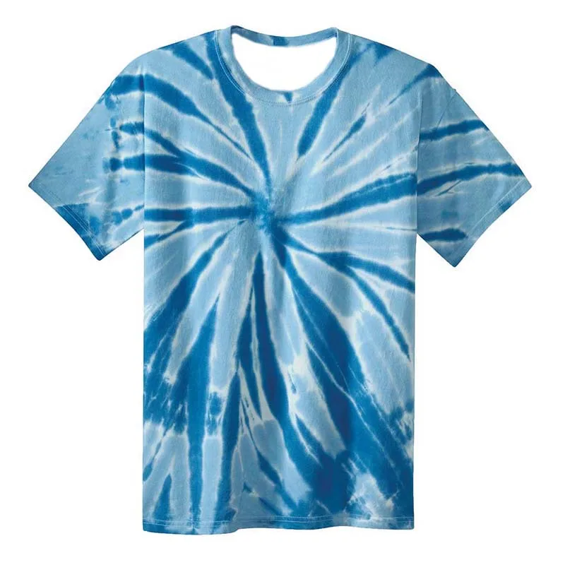 Summer Colorful Tie Dye 3D Print T-shirts Sport Streetwear Men Women Casual Fashion Oversized T Shirt Harajuku Kids Tees Tops