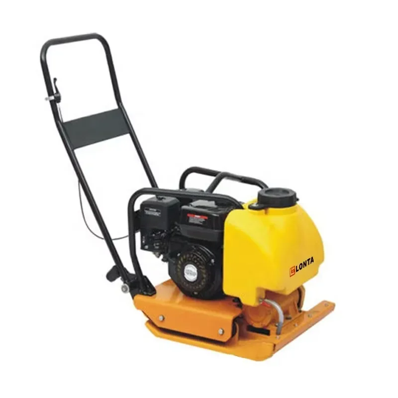 LONTA Reversible Vibratory Plate Compactor Petril Hand Push Walk Behind Compact Vibrator Plate