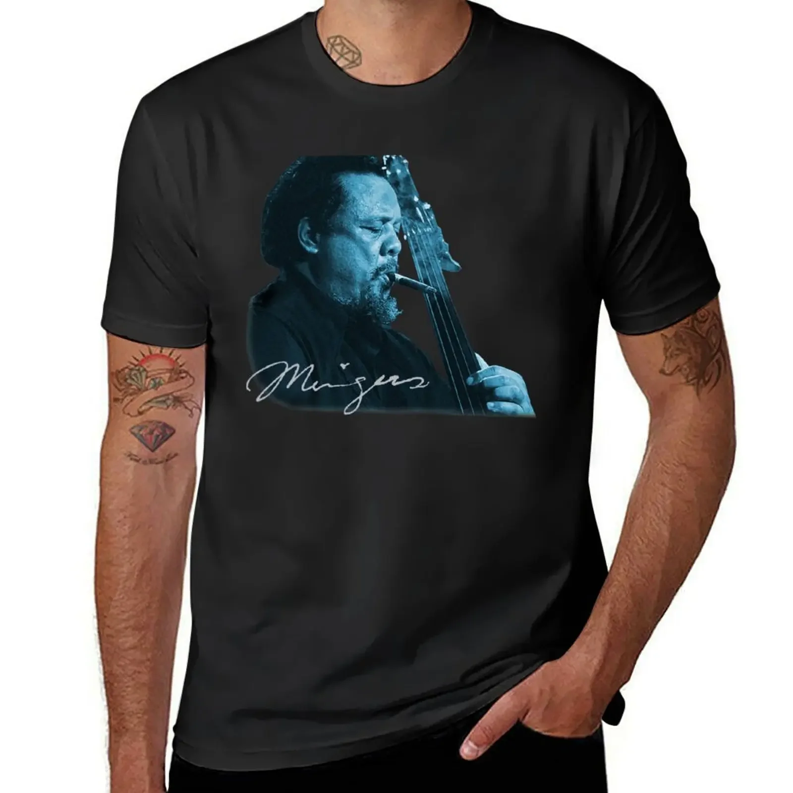 

Charles Mingus T-Shirt basketball graphic tees vintage anime shirt rapper graphic tees tees Men's t shirts