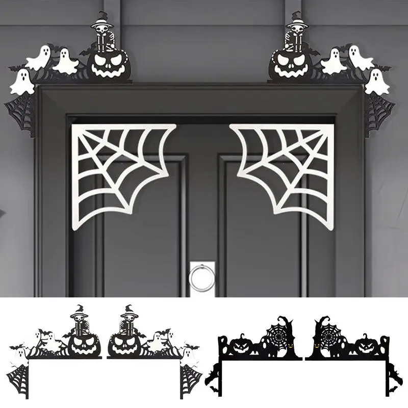 

Door Frame Halloween Decorations Spider Web Home Door Corner Decoration Wooden Home Door Corner Frame Decorations For Door