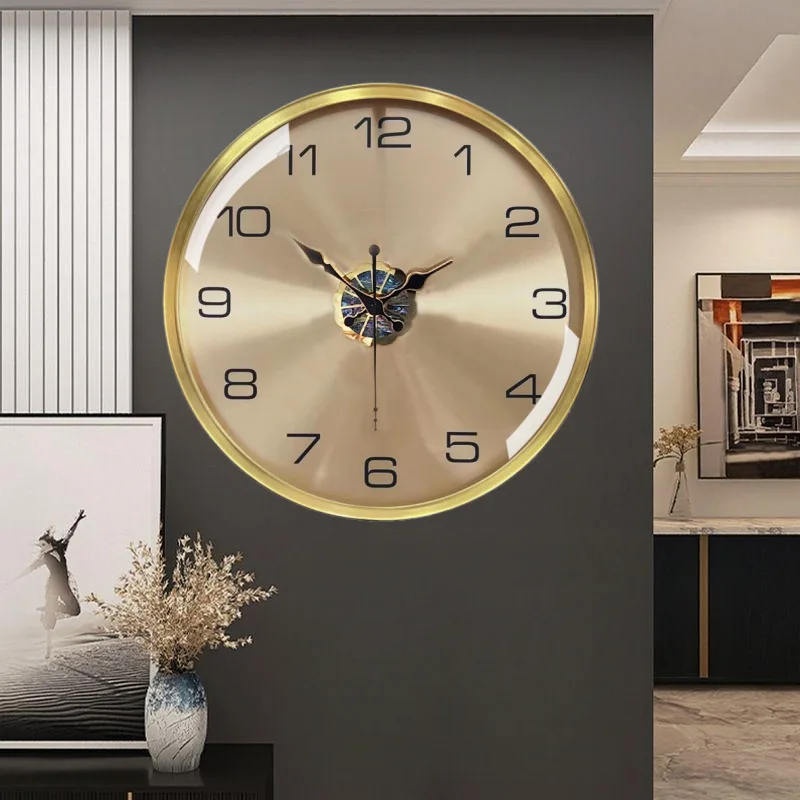 

New household wall clock, modern simple wall-mounted silent
