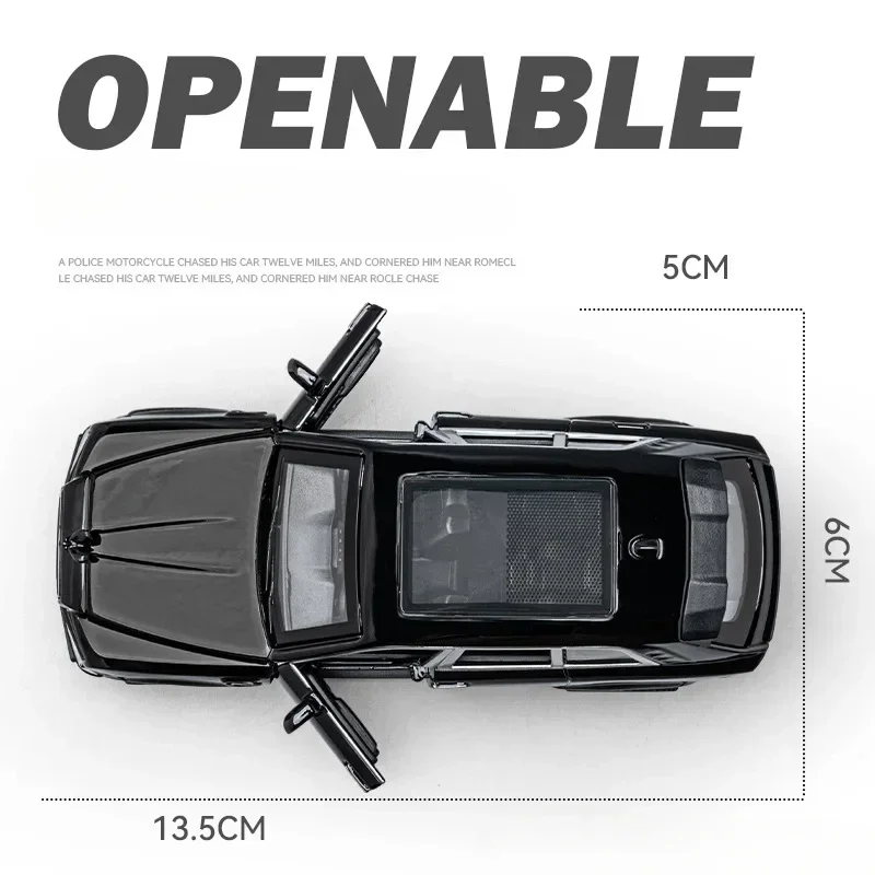 1:36 롤스로이스 컬리넌 하이 시뮬레이션 다이캐스트 금속 합금 모델 자동차 사운드 라이트 풀백 컬렉션, 어린이 장난감 선물 A589