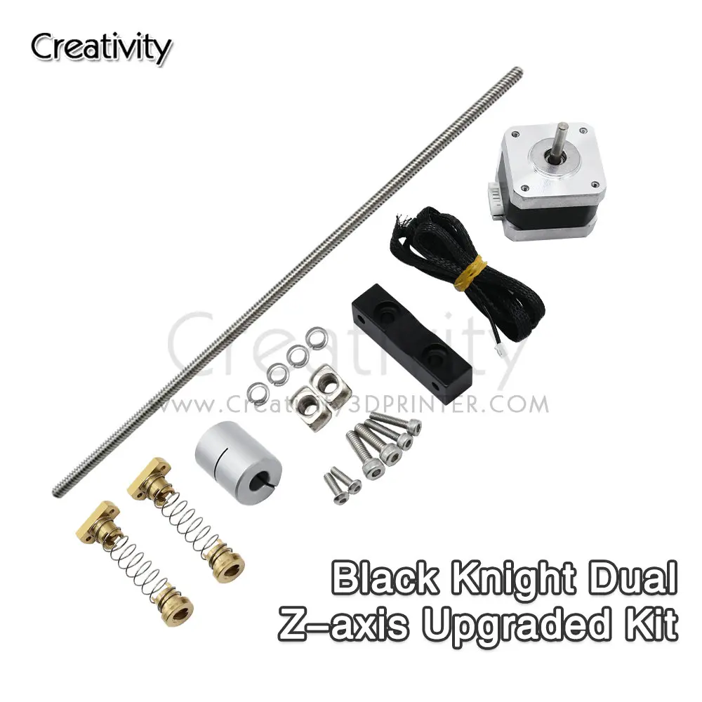 

Creativity Black Knight Dual Z-axis Upgrade kit With Upgraded Screws and 42-34 motor for Ender 3 Pro/S Ender 3 V2 Black Knight