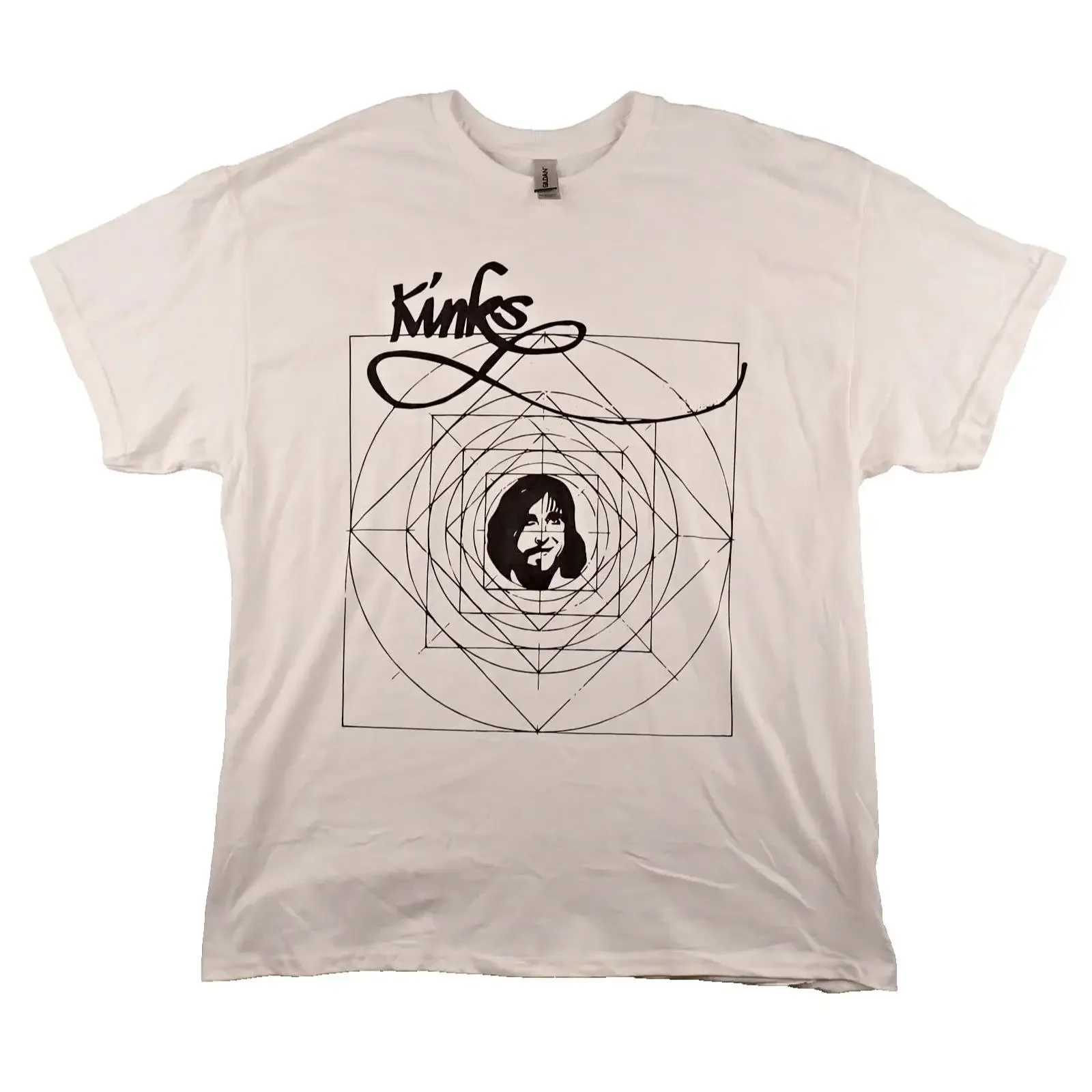 The Kinks T Shirt Kurzarm Band Baumwolle Basic Sand alle Größen vintage Washed fashion designer clothes streetwear Breathable