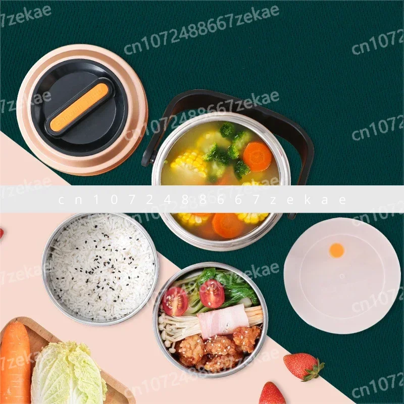 

Vacuum Bottle Picnic Thermos 3L Insulated Lunch Box Portable Stainless Steel Food Soup Container