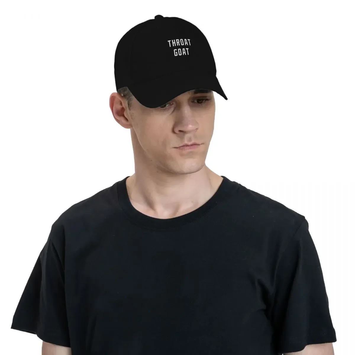 Throat Goat-Casquette de baseball pour homme et femme, t-shirt, chapeau de balle sauvage, snapback,-F-, vêtements de golf