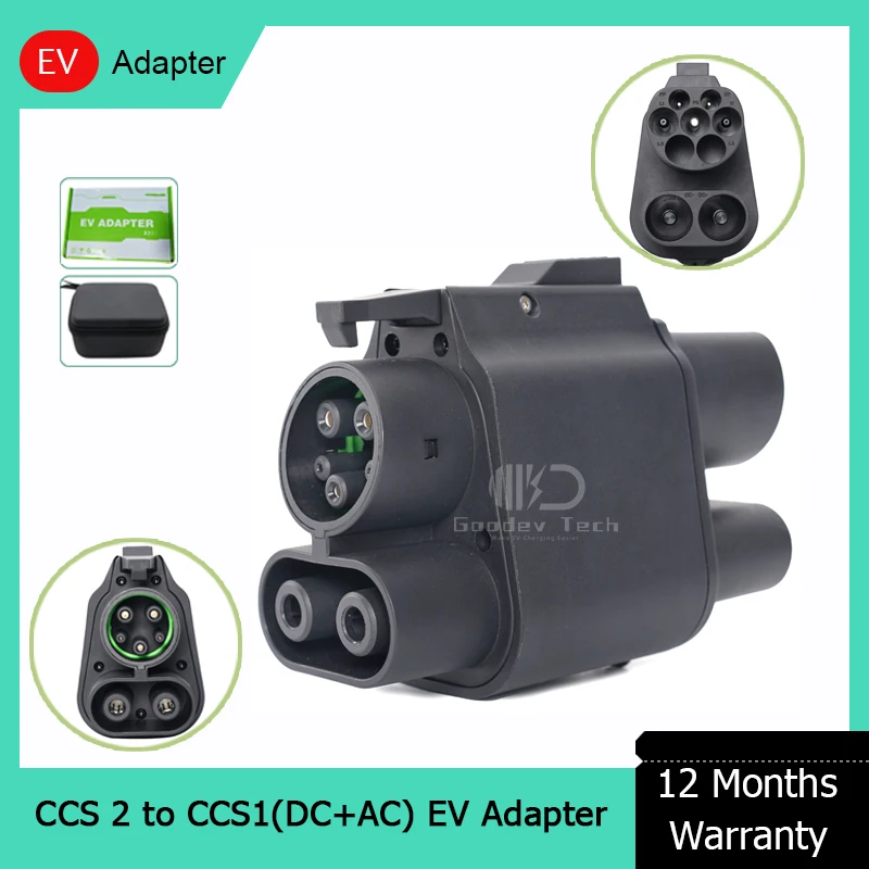 

CCS2 CCS1 Electric Vehicle Adapter New DC Ev Charging DC Ev Charger for Electric Car CCS2 CCS1 Electric Vehicle Charger Adapter