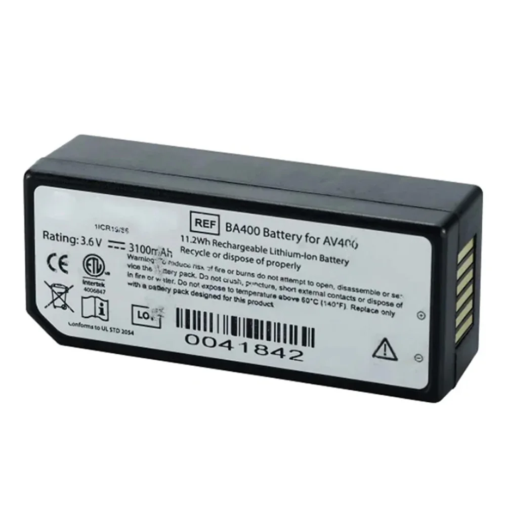 BA400 li-ion Battery For Veins Accuvein AV400 AV300 Illuminator Battery BA400 3.6V 3100mAh ACCUAVBA400 Illuminator