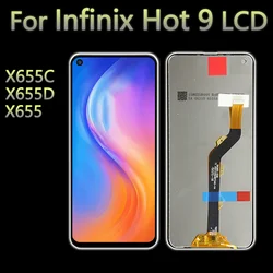 X655C Pantalla For Infinix Hot 9 X655 Lcd Display Touch Screen DigitizelAssembly For Infinix Hot 9 X655D LCD Phone Screen