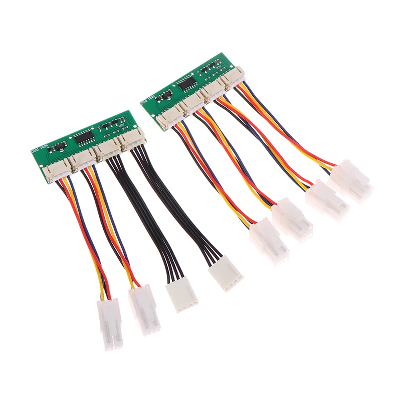 

12V 4 In 1 Square 4Pin Fan Simulator Emulator Special For Antminer S21 S19kpro T21 KS5 KS5pro Fan Spoofer Dummer-F(x)