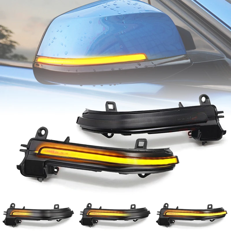 

2 шт. для BMW i3 X1 E84 F20 F21 F22 F30 F31 F34 F35 F32 F33 F36 светодиодные лампы бокового зеркала, боковые указатели поворота заднего вида
