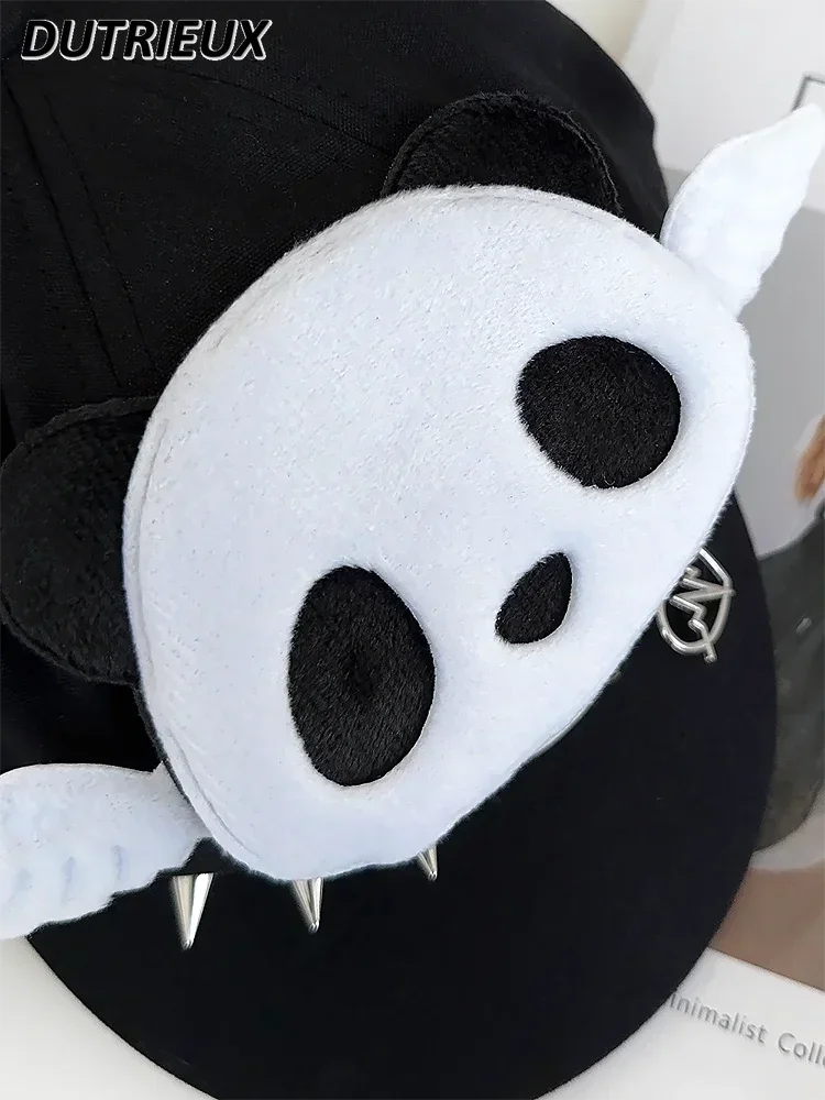 Y2k Niche Subculture Beret Children Personality Blue Wings Octagonal Cap Rivet Panda Newsboy Hat Summer Autumn New Japanese Hats image 4