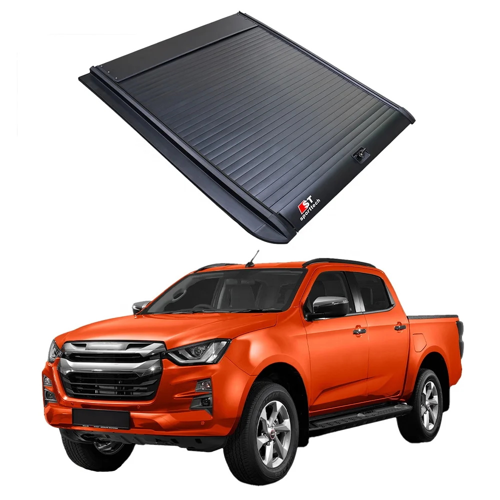 Chinese Manufacture Retractable Pickup Truck Bed Cover Roller Lid For Toyota Hilux Revo SR5 2022-2023 Manual Cover