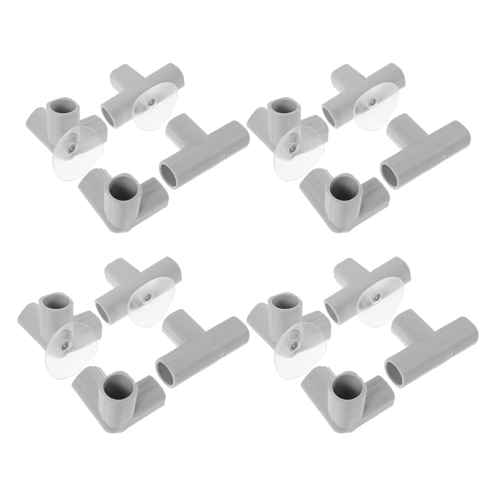 1セット ベビーサークル用コネクター プラスチック製ティージョイント 3方向ティージョイント 交換部品キット 室内ヤードフェンス安全柵用