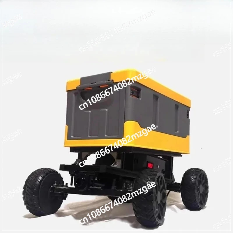 Aluminum alloy 4-wheel drive intelligent camping box robot, fast fashion camper, all-round outdoor camper