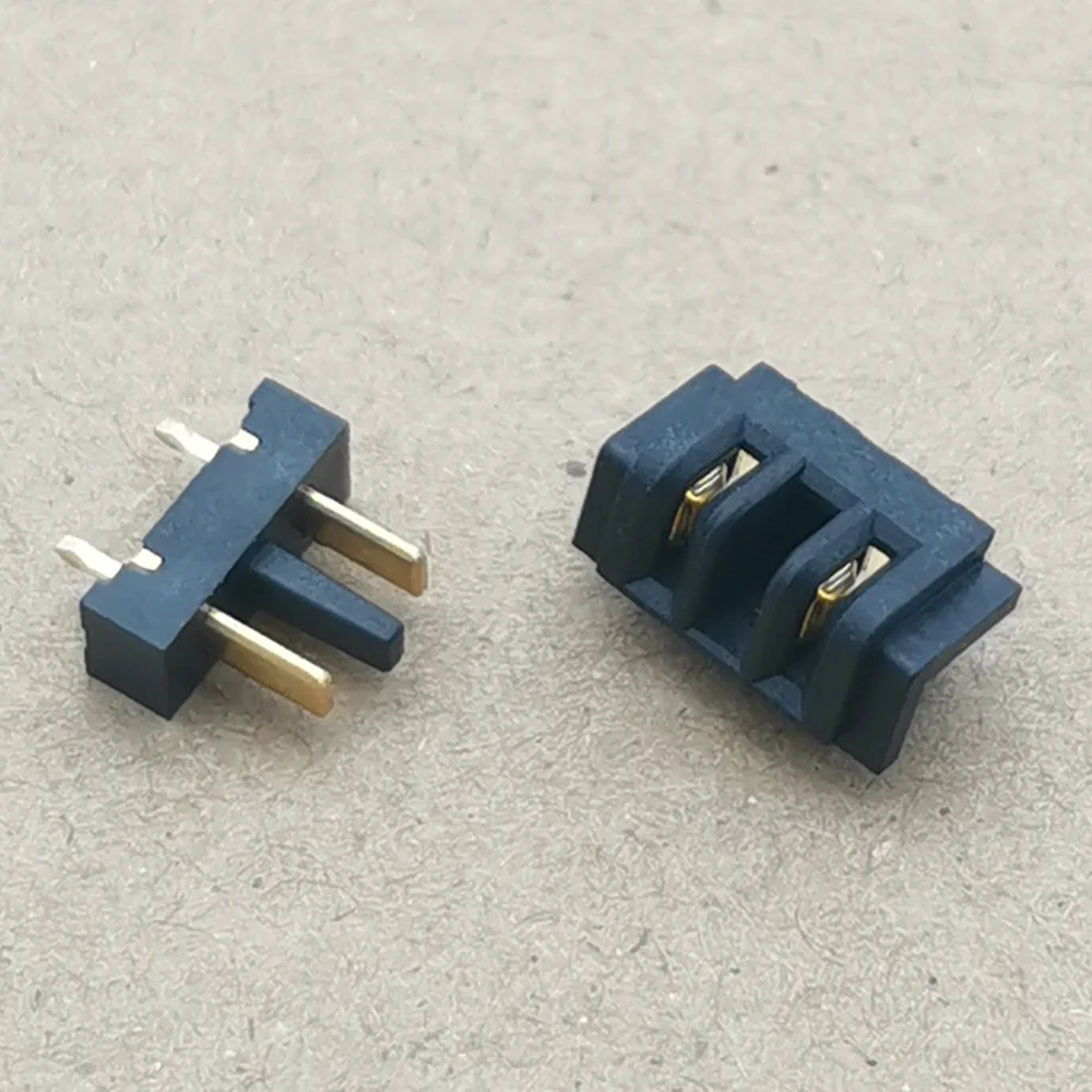 5pcs Pitch 2.5 MM 2 Positions 2PIN Laptop Battery Power Plug Socket High Current Blade Battery Connector Male Female