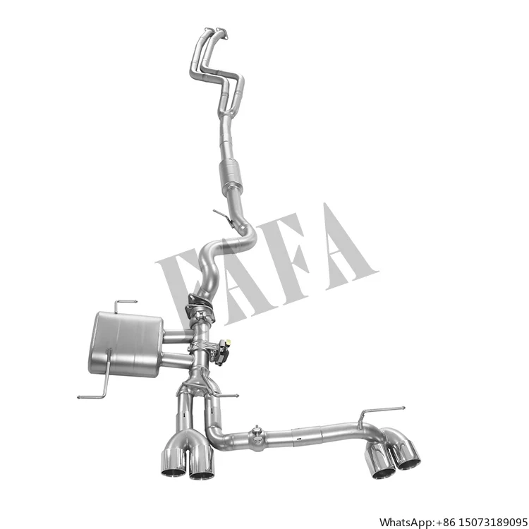 

For 325i E92 3.0 Stainless Steel Exhaust System Middle and Rear Electric Valve Exhaust High Performance Catback Exhaust Pipe