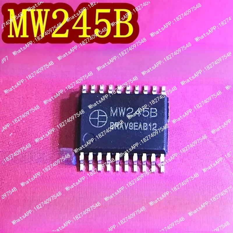 50 шт./лот MW245B SM245TS TSSOP20 — это восьмиканальный трансивер сигналов с трехстепенным выходом.