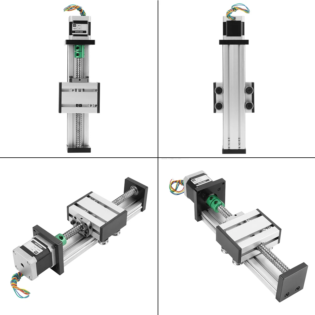 1204 Ball Screw Linear Slide Stroke Long Stage Actuator with Stepper Motor 100mm Stroke