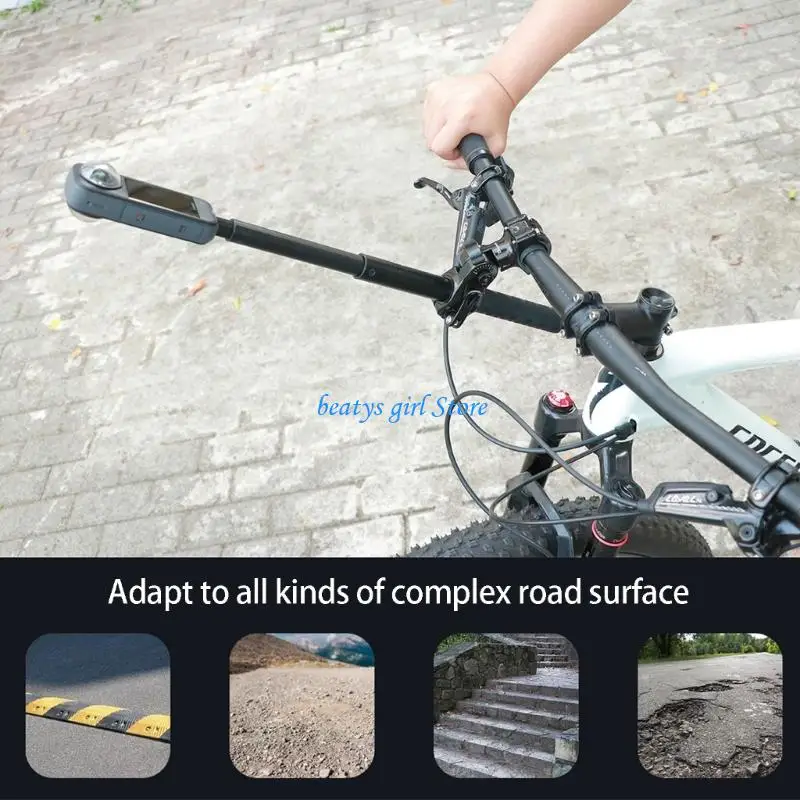 

C7AB Cycling Camera Mount With Rotatable Selfie And Universal Phone Grip For High Quality Action Videos