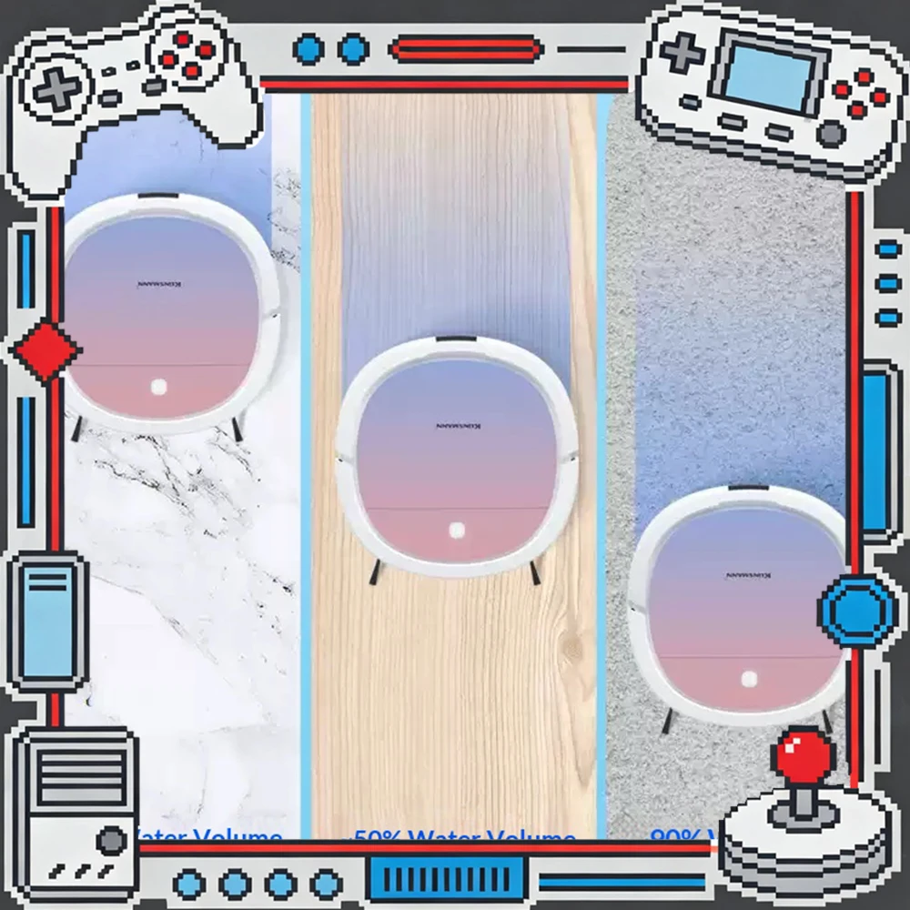 KLINSMANN K196 Robot Vacuum Cleaner APP intelligent control Step fall prevention Sweeping Robot Vacuum Automatic recharge
