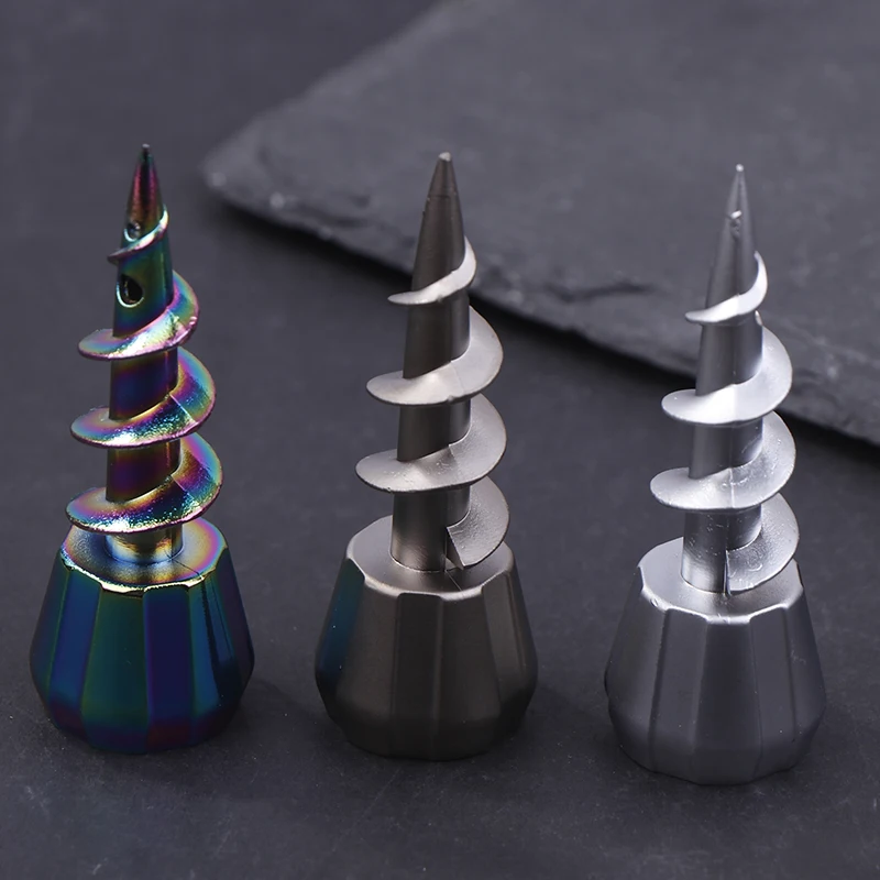 Bol à tabac portable en forme de vis en métal de 23mm, tête de tuyau d'eau pour narguilé, Shisha, accessoires pour fumer