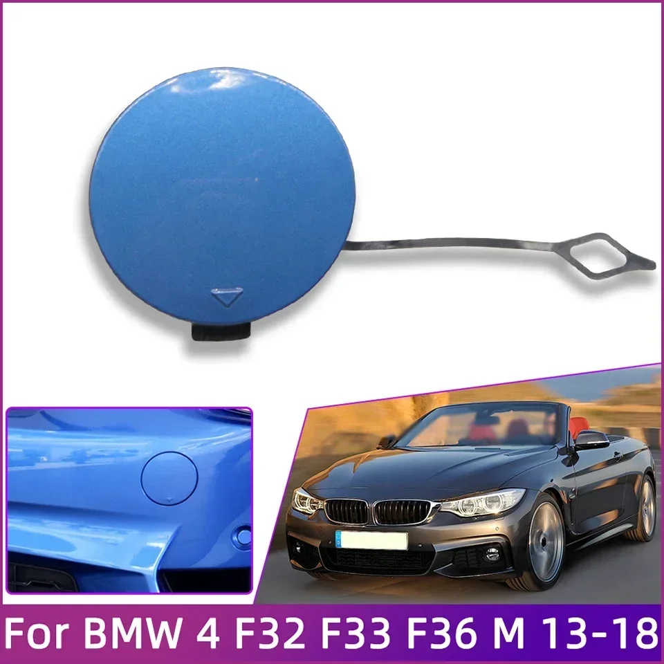 

Front Bumper Towing Hook Eye Cap Cover Lid For BMW 4 M-Sport F32 F33 F36 2013 2014 2015 2016 2017 2018 Hauling Trailer Shell