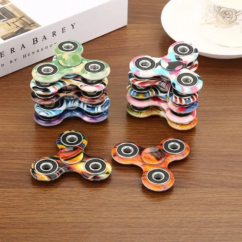 Colorful Hand Rainbow Spiner Anti-Anxiety For Spinners Focus Relieves Stress