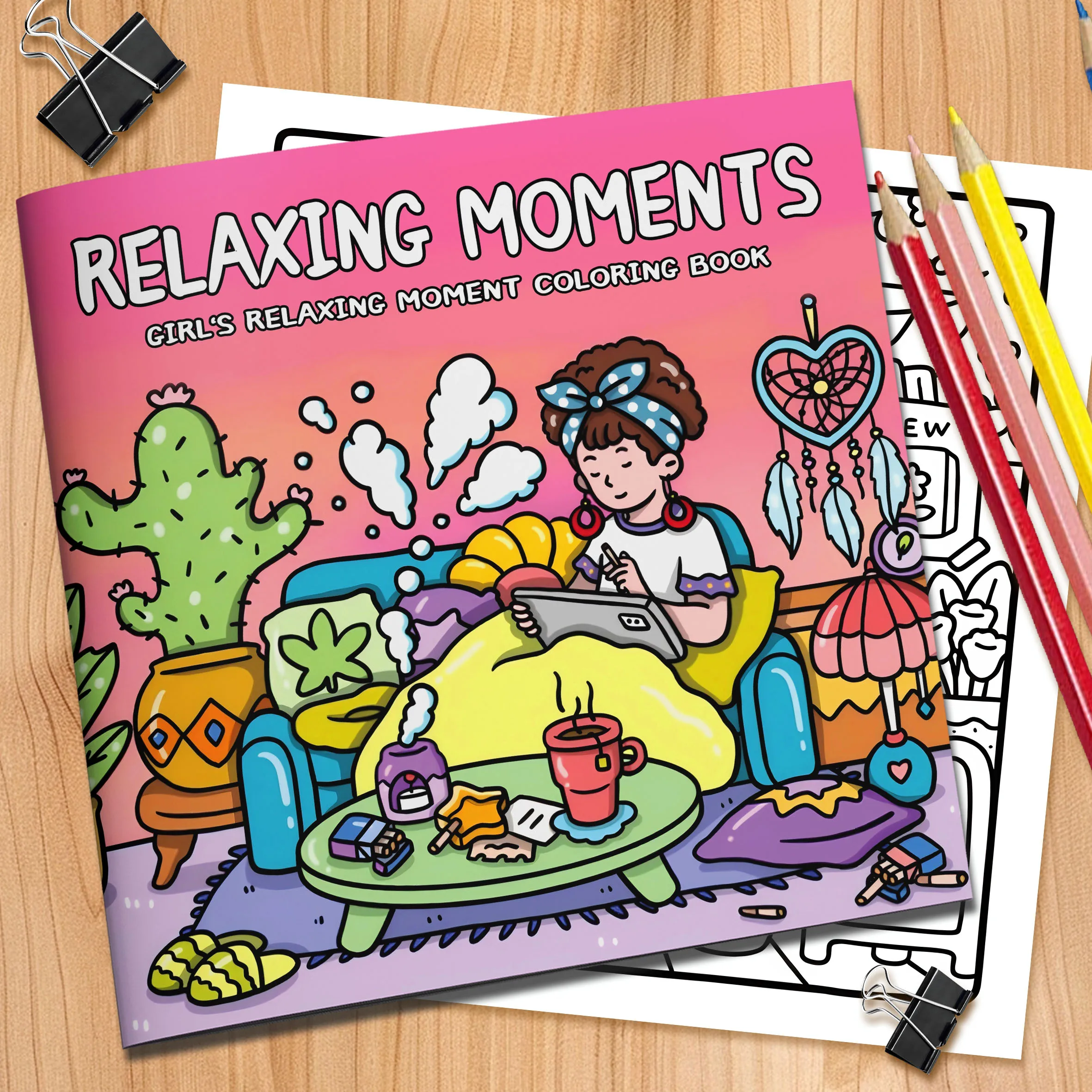 

Relaxing Moments Coloring Book: Tranquil Illustrations for Stress Relief and Mindfulness