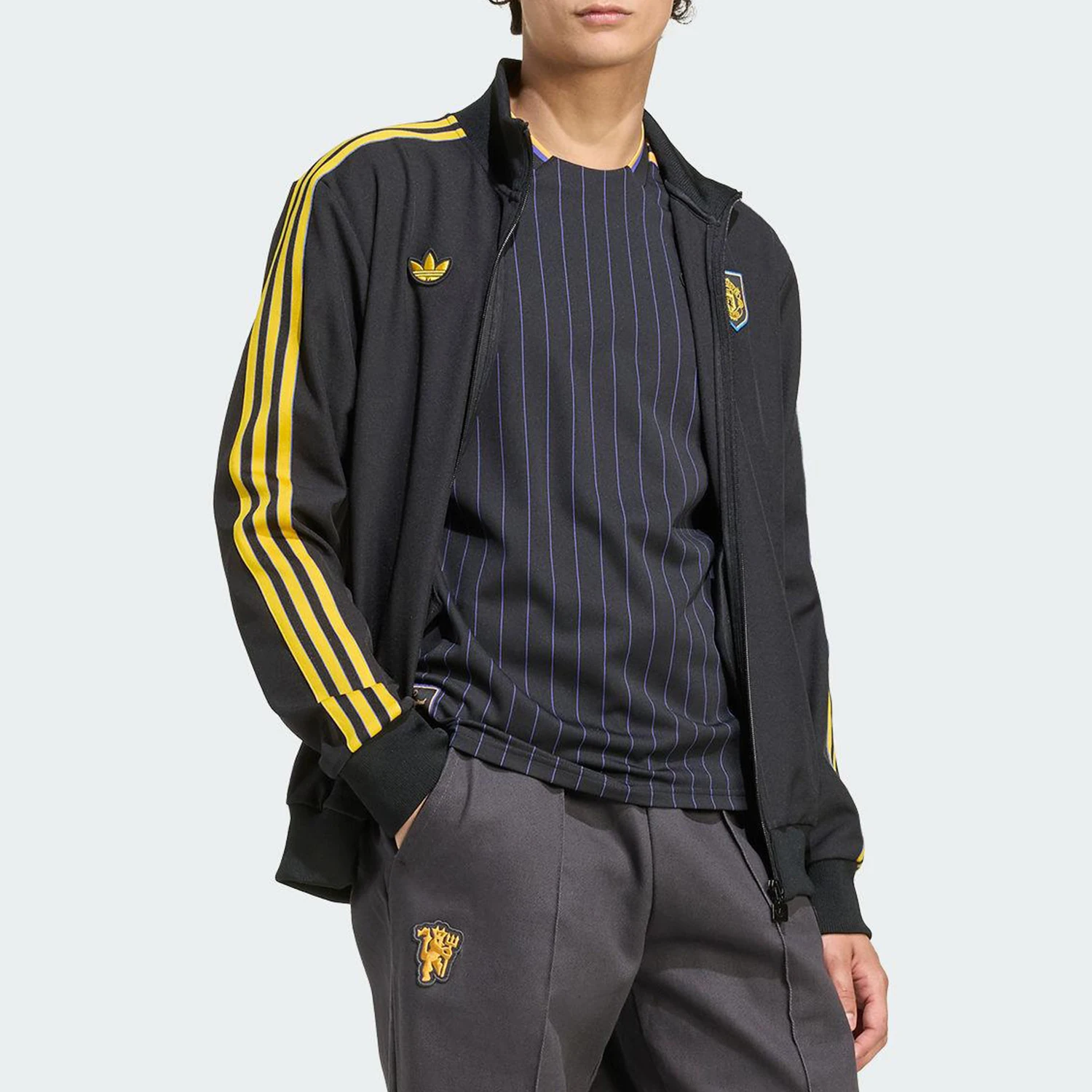 Adidas Originals Trefoil Mens Soccer Zip-up Training Jacket Jacket KC2810