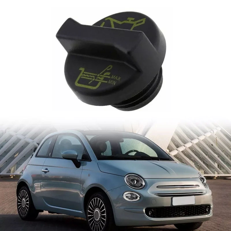 For Fiat 500 For Fiat Grande For Panda Fuel Filler Cap Oil Filler Cap Suitable 71740676 ABS For Fiat 500 1.2 8V Car Accessories