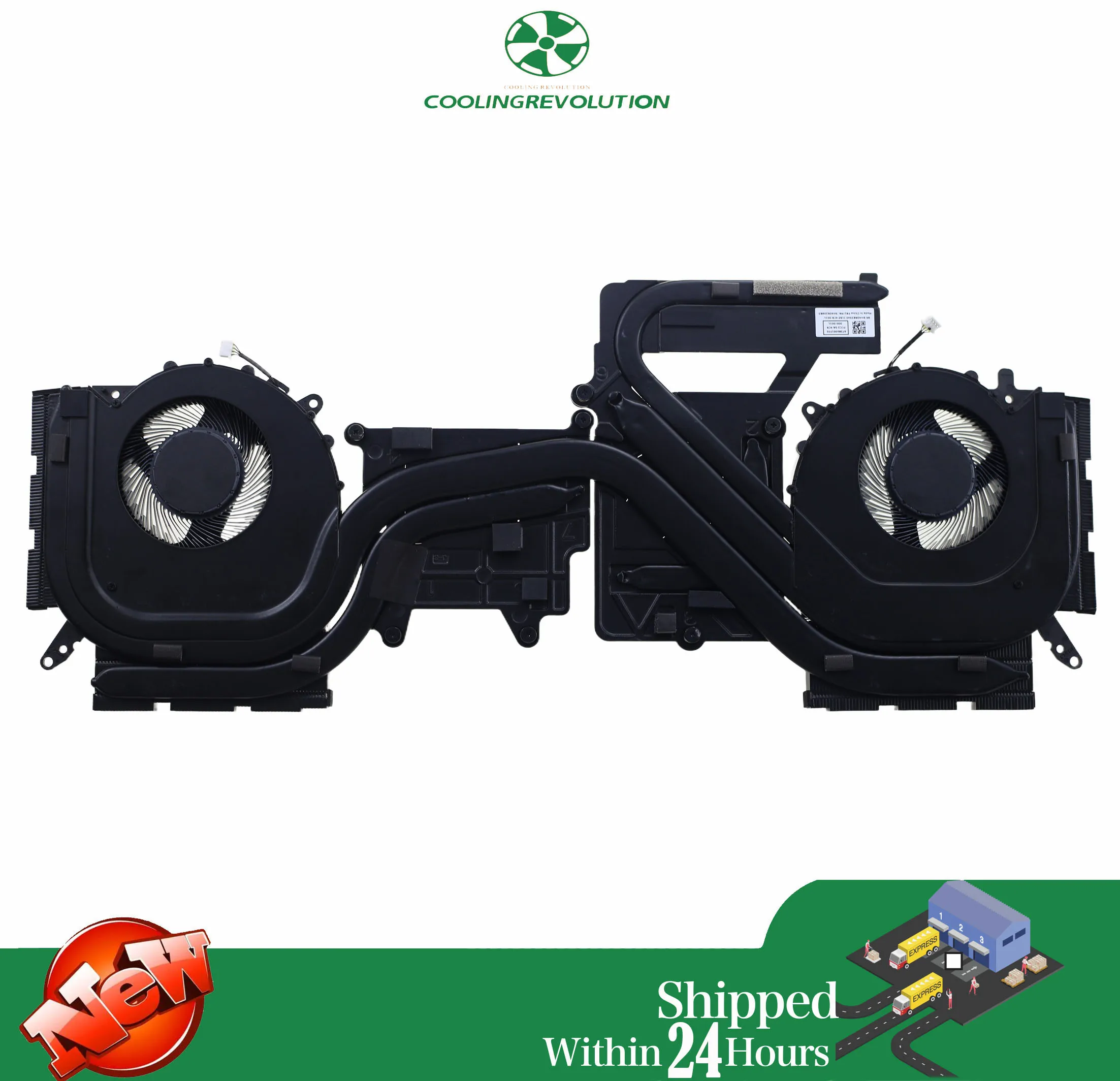 Laptoo CPU GPU Heatsink Fan for Lenovo Legion Pro 5 16IRX9 R9000P 2024 FRU PN:5H40S20983 5H40S20984 - view 5