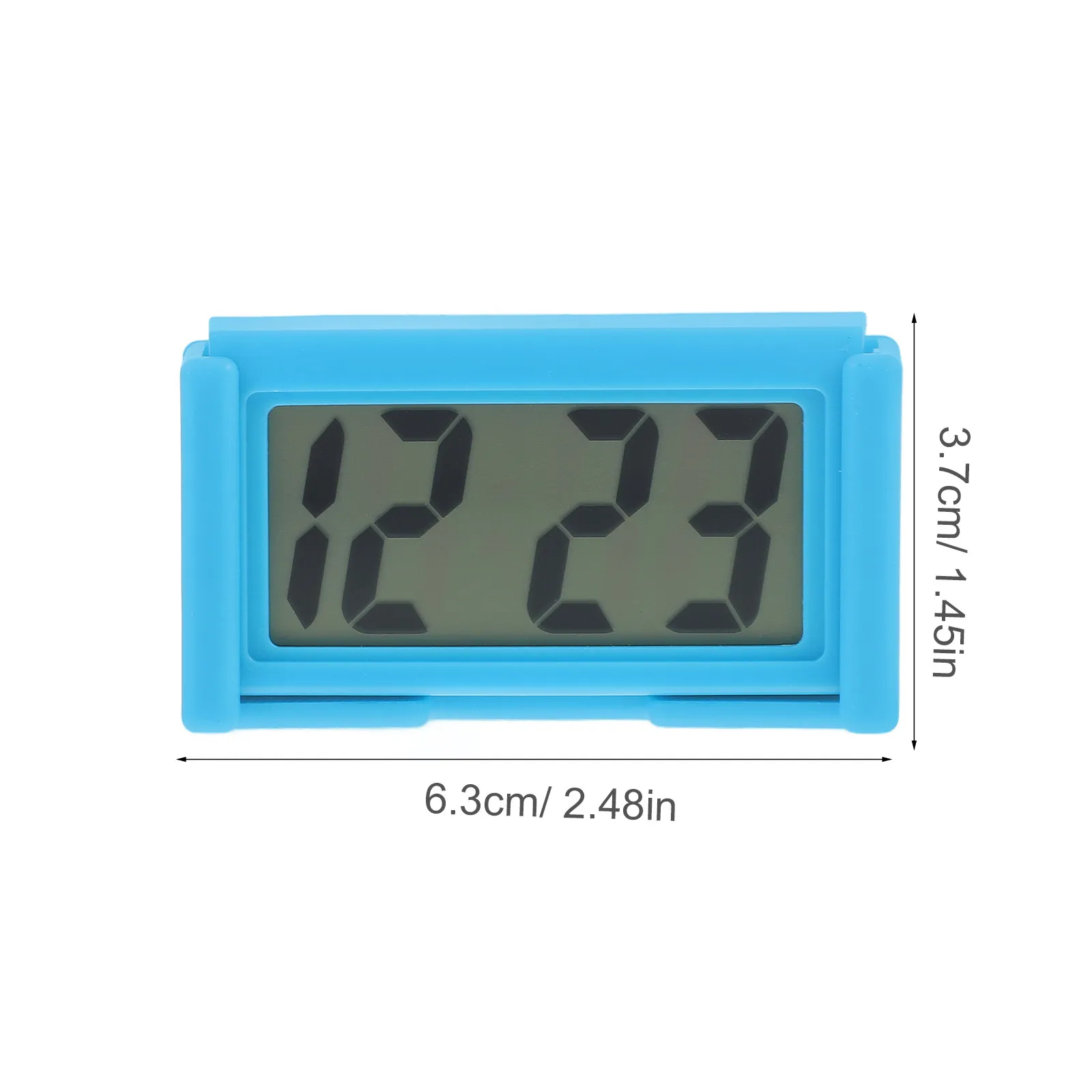 Mini Digital Dashboard Clock – Silent Stick-on Car Clock for Vehicle Interior
