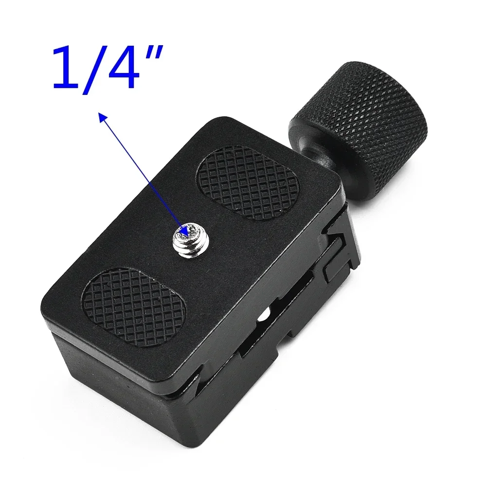 Mount Clamp Quick Release Plate Assembly Parts Replacement Spare 1/4" Mount For Benro Arca Swiss Tripod Useful