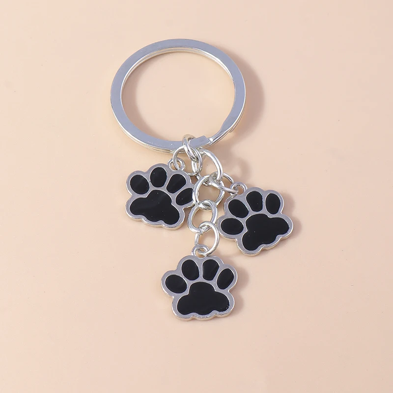 Aihua Niedlicher Schlüsselanhänger, Katze, Hund, Pfote, Schlüsselanhänger, Ketten für Damen und Herren, Handtasche, Zubehör, DIY, handgefertigter Schmuck, Geschenk – Detail 12
