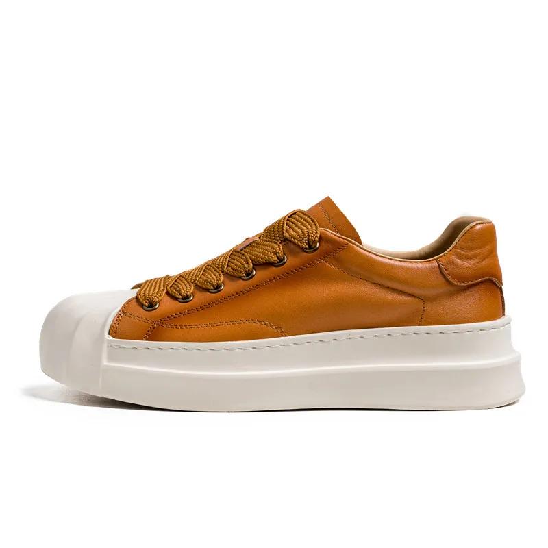 

Men's Motorcycle Autumn/Winter New Shell Head Casual Sports Board Shoes Comfortable, Breathable, Fashionable Men's Shoes