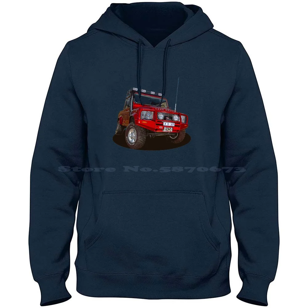 Off Road 100% Cotton Hoodie Off Road Big Wheels 4x4 Car Vehicle Outdoor Dessert Suv