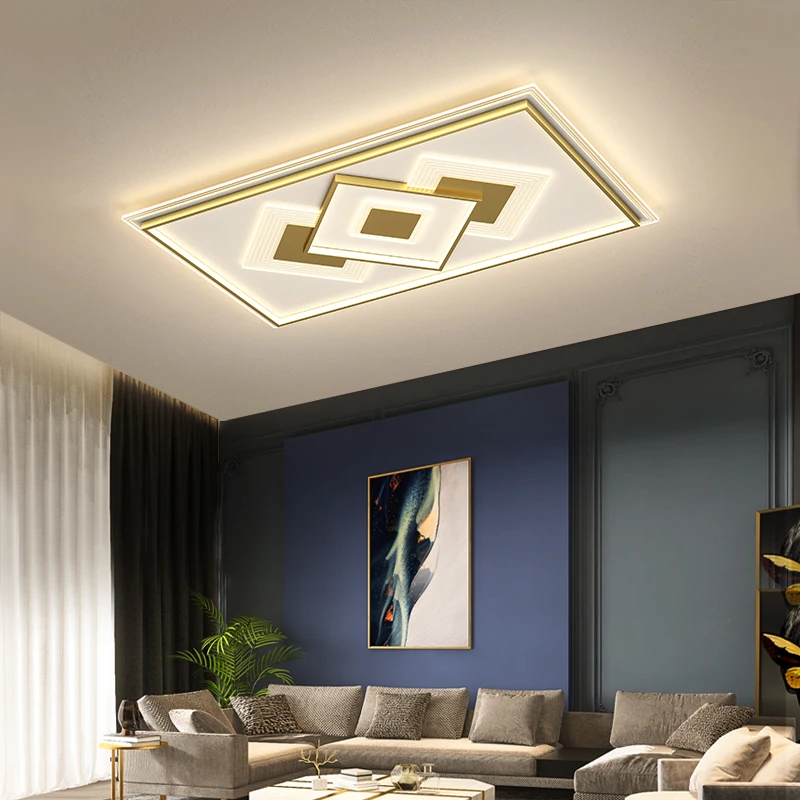 

Modern LED Ceiling Light for Living Room Triangle Celling Chandelier With Remote Control Bedroom Lamp Home Decor Light Fixtures