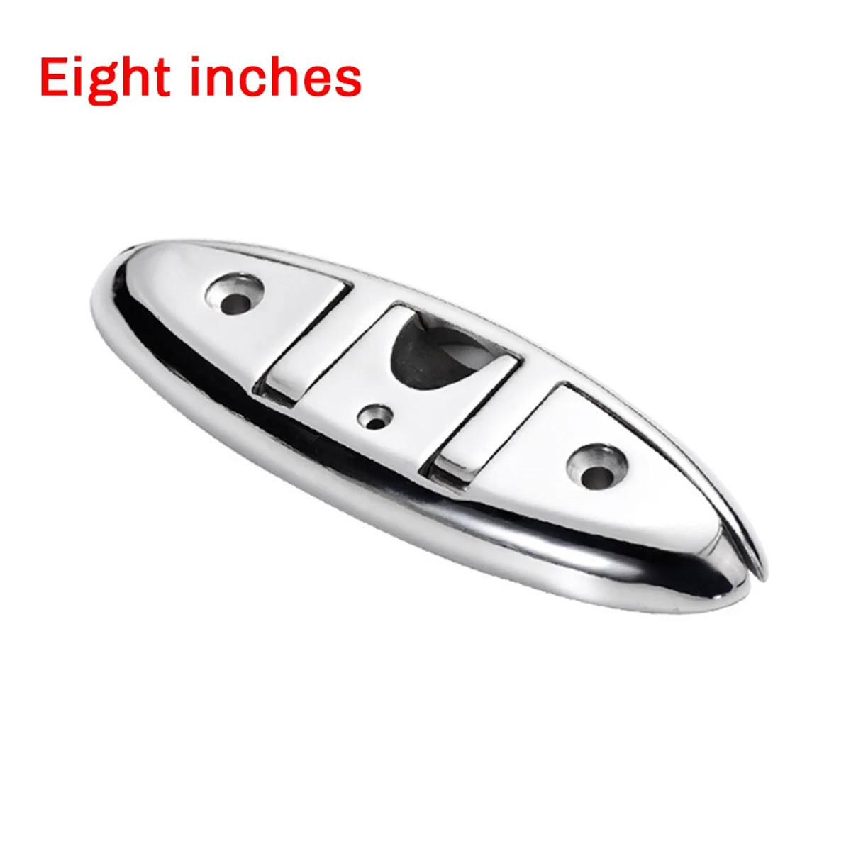 

4PCS 8Inch Stainless Steel Cleat Marine Foldable Boat Cleats Folding Deck Mooring Cleat Flush Mount Cleat Boat Yachts